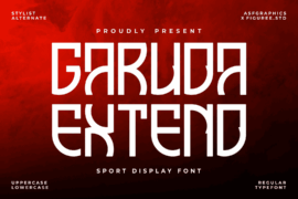 Garuda Extend Font