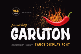 GARUTON Trial Font