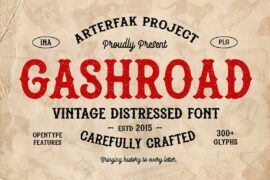 Gashroad Font