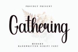 Gathering Font