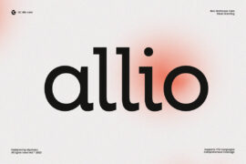 GC allio Demo Font