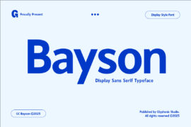 GC Bayson Demo Font