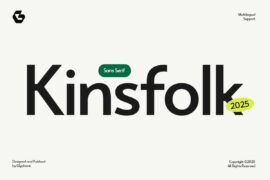 GC Kinsfolk Demo Font