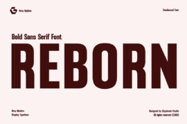 GC REBORN Demo Font