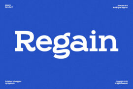 GC Regain Demo Font