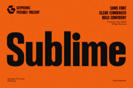 GC Sublime Demo Font