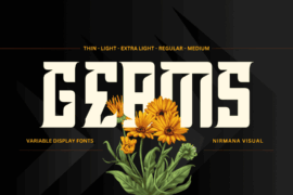 Geams Demo Font