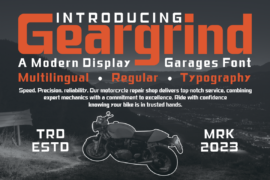 Geargrind Font