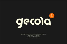 Gecola Bold DEMO Font