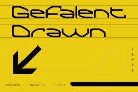 Gefalent Drawn Demo Font