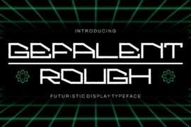 Gefalent Rough Demo Font