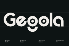 Gegola DEMO Font