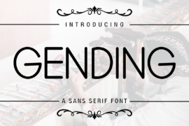 Gending Font