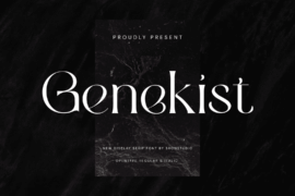 Genekist Font