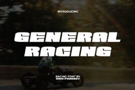 General Racing Demo Font