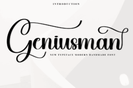 Geniusman Font