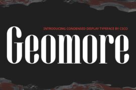 Geomore Demo Font