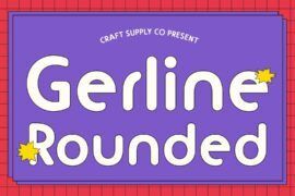 Gerline Rounded Demo Font
