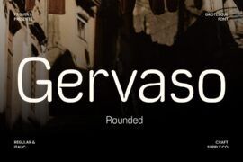 Gervaso Rounded Demo Font