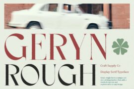 Geryn Rough Demo Font