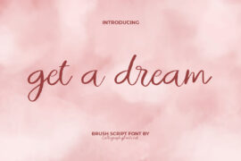 Get A Dream Demo Font