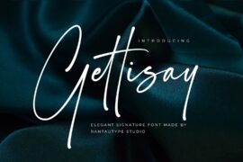 Gettisay Font