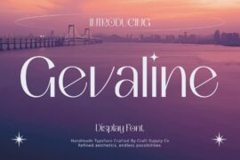Gevaline Demo Font
