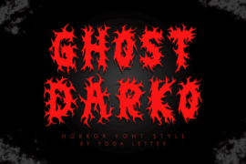 Ghost Darko Font