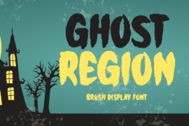Ghost Region Font