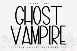 Ghost Vampire Font