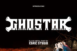 Ghostar Demo Font