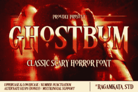 Ghostbum DEMO Font