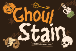 Ghoul Stain Free Font
