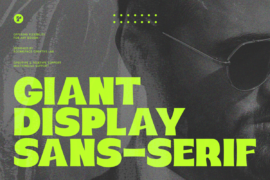 Giant Display Font Family