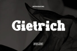 Gietrich Demo Font