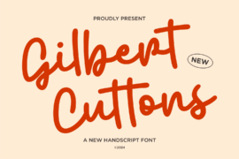Gilbert Cuttons Font