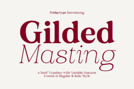 Gilded Masting Font Family