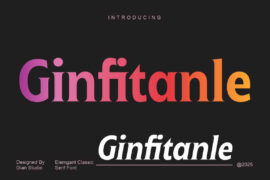 Ginfitanle Font Family