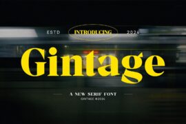 Gintage Font