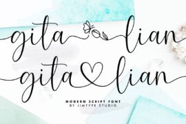 Gita Lian Font DEMO! Font