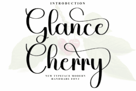 Glance Cherry Font