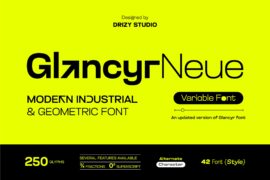 Glancyr Neue Demo Font