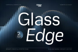 Glass Edge Demo Font