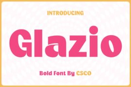 Glazio Demo Font