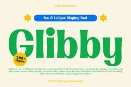 Glibby Font