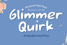 Glimmer Quirk Font