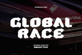 GlobalRaceDemo Font