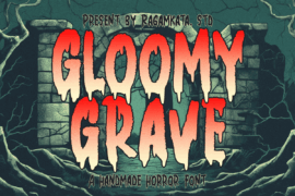 Gloomy Grave DEMO Font