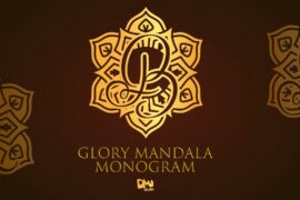 Glory Mandala Monogram Font