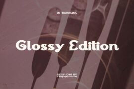 Glossy Edition Demo Font